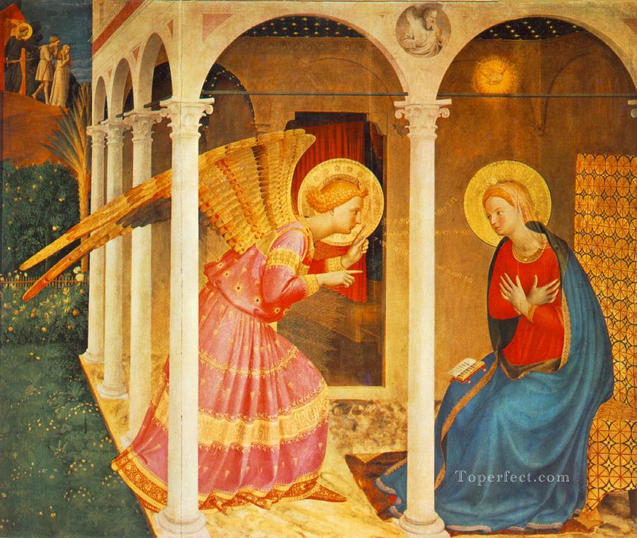 Annunciation Renaissance Fra Angelico Oil Paintings